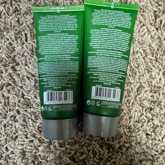 Lot of 2 AHAVA Mineral Radiance Cleansing Gel - Picture 2 of 2